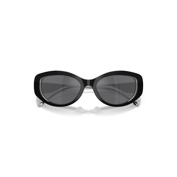 New DIESEL Black Round DL2001MU 701/6G Sunglasses Women - Picture 4 of 6